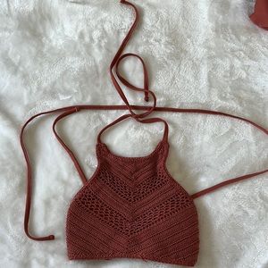 Xhilaration peach colored bikini set